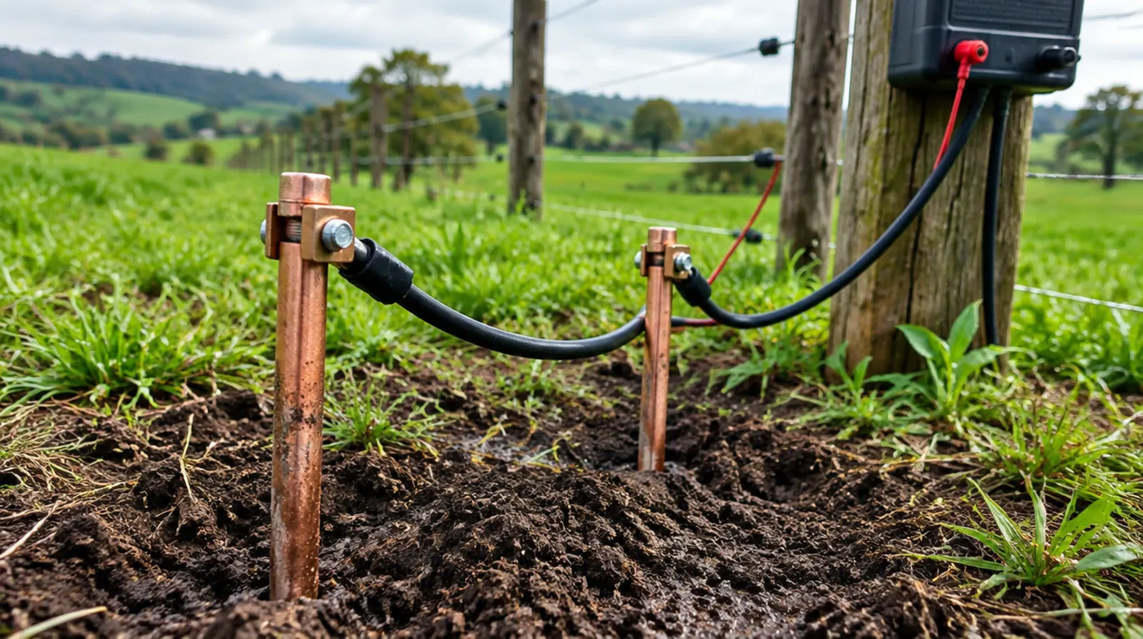 Puesta a tierra de la cerca eléctrica: la clave del choque