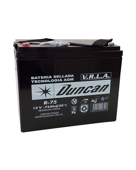 Batería Sellada 75 Amperios – 12 VTS