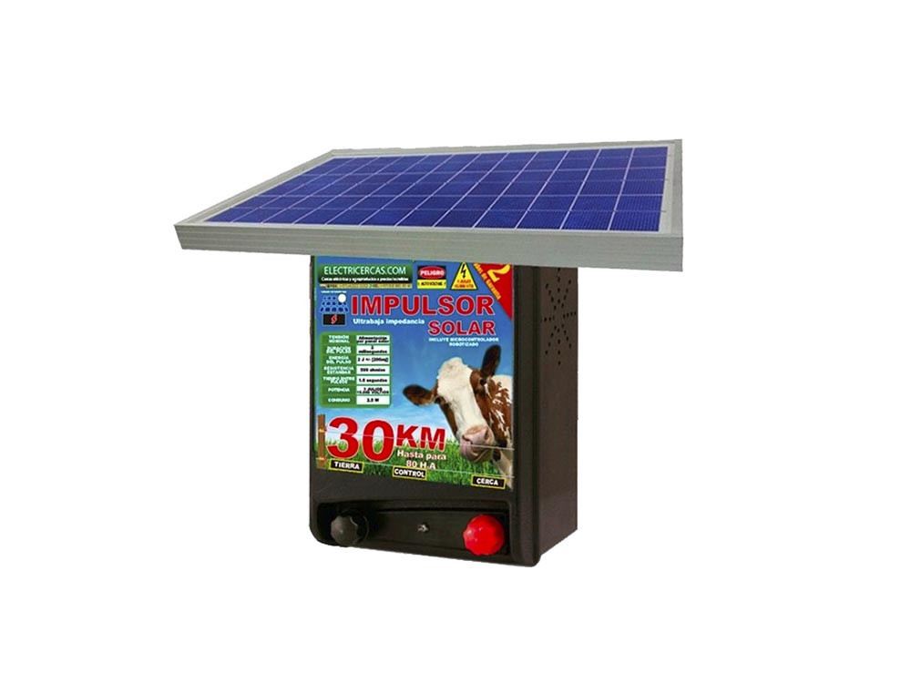 Impulsor S 30 Con Panel Solar 30 Km/80 Hectáreas