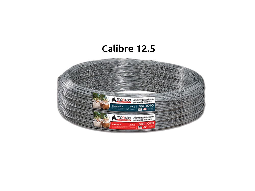 Alambre de Acero Galvanizado – 12.5