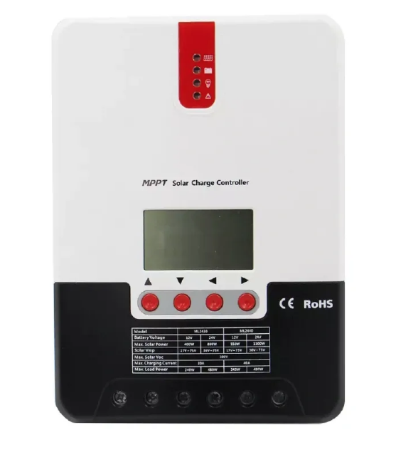 Regulador / Controlador Solar MPPT 40 Amp Con Amplificador Microchip De Potencia 12/24 Volt