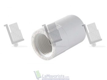 Adaptador hembra de 1″ p.v.c presión