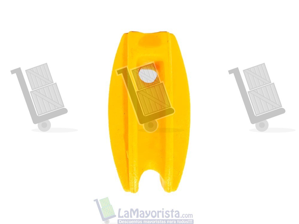 Aislador Ovalado Tipo Pera – Amarillo
