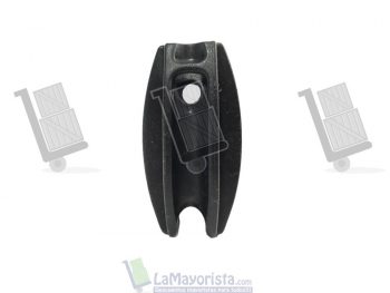 Aislador ovalado tipo pera – negro