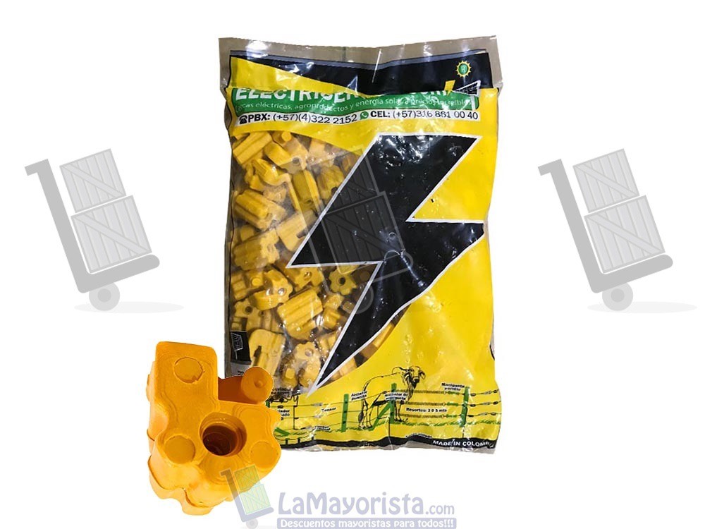 Aislador Pivote Plano – Amarillo