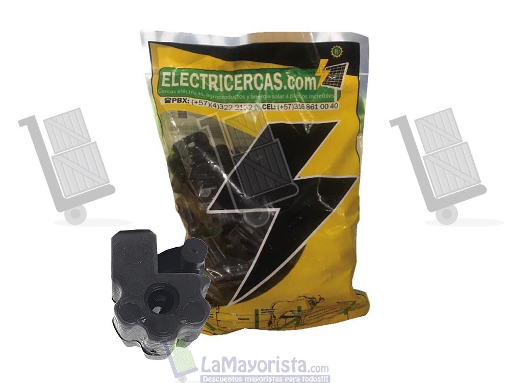 Aislador Pivote Plano – Negro