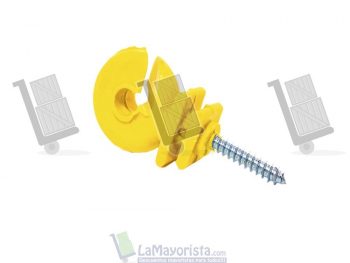 Aislador tornillo – amarillo