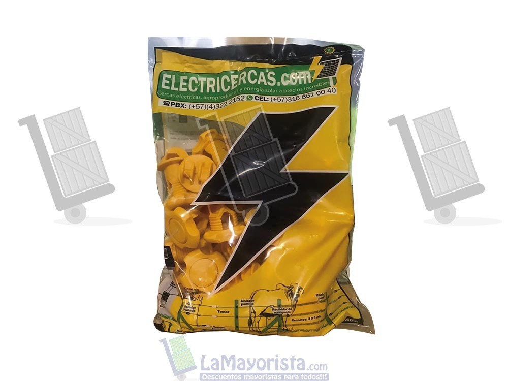 Aislador Para Varilla Cerca Móvil – Amarillo