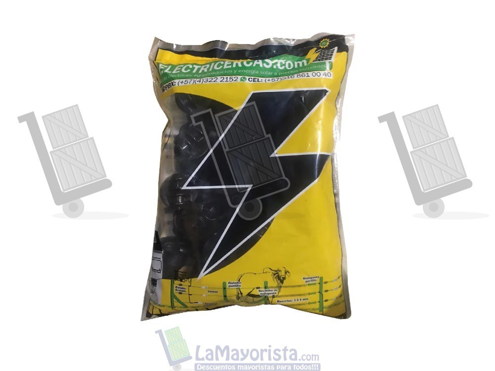 Aislador Para Varilla Cerca Móvil – Negro