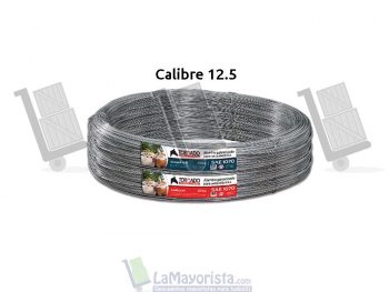 Alambre de acero galvanizado – 12.5