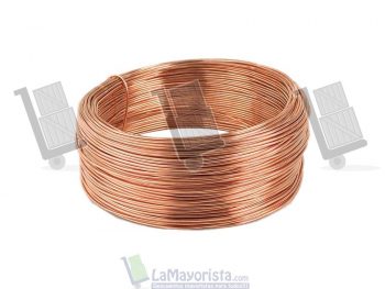 Alambre de cobre desnuno 8 x1 metro