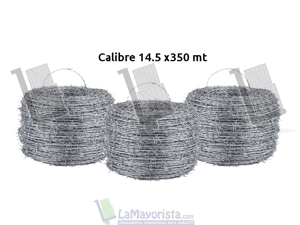 Alambre De Púas – Calibre 14.5 X 350 Mts