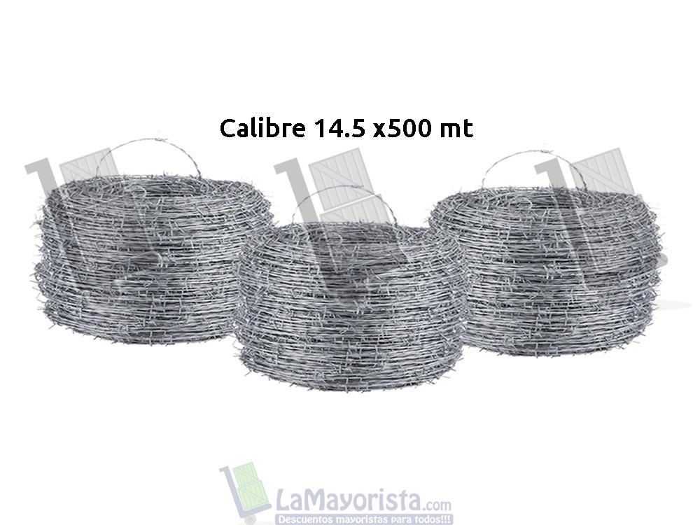 Alambre De Púas – Calibre 14.5 X 500 Mts