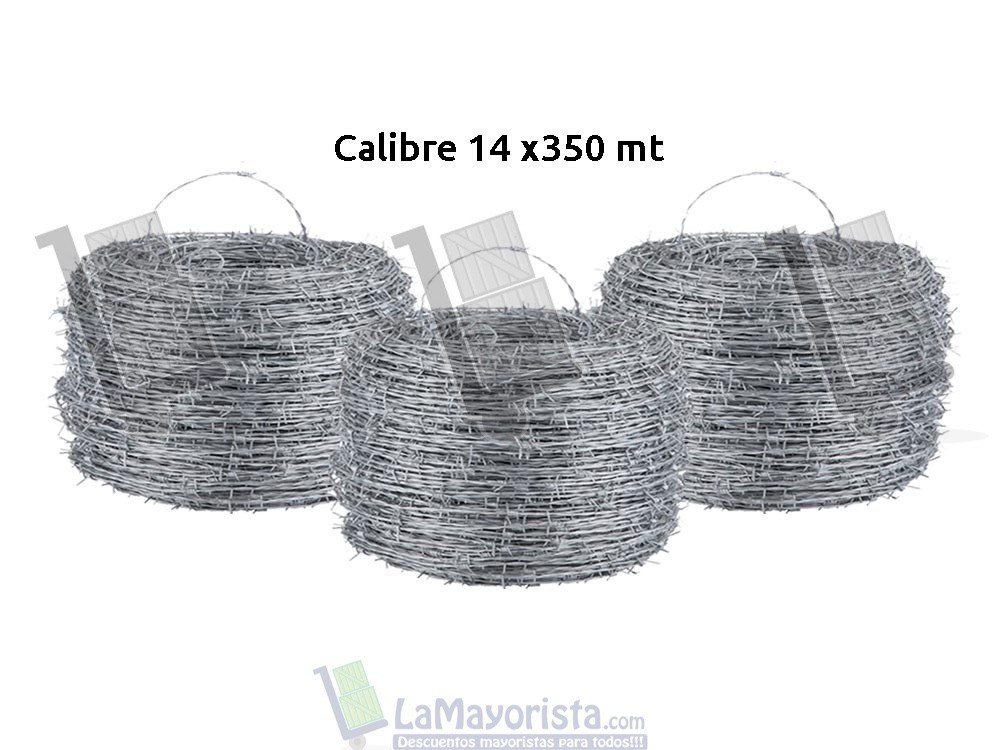 Alambre De Púas – Calibre 14 X 350 Mts