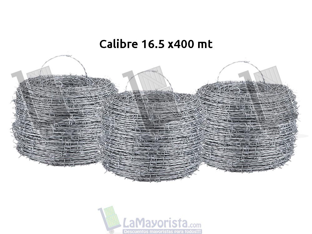 Alambre De Púas – Calibre 16.5 x 400m