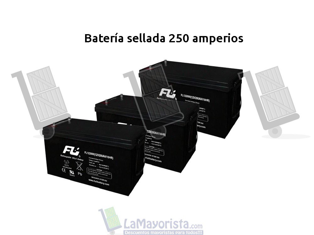 Batería Sellada 250 Amperios – 12 VTS Ciclo Profundo