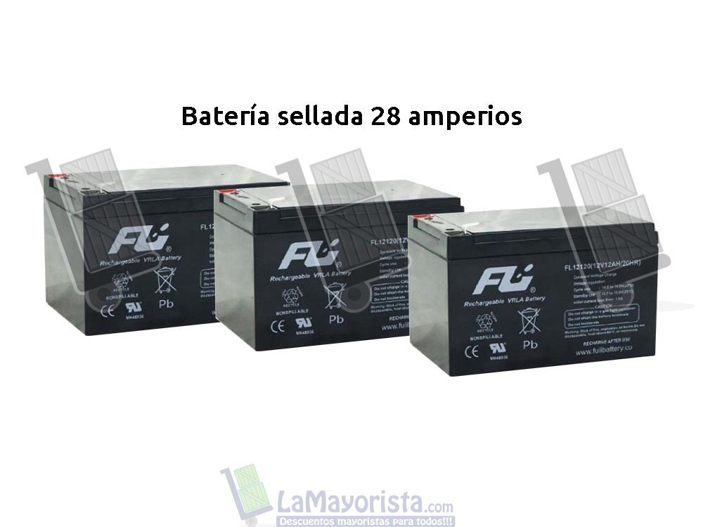 Batería Sellada 28 Amperios – 12 VTS