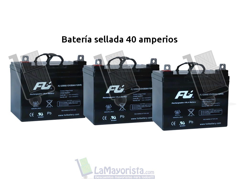 Batería Sellada 40 Amperios – 12 VTS