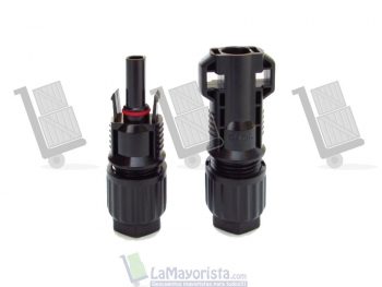 Conector mc4 hembra y macho