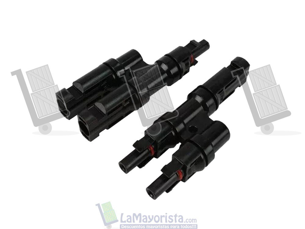Conector Tipo Y Mc4 (1Positivos 2 Negativo) Con Cable De Extension Awg N10
