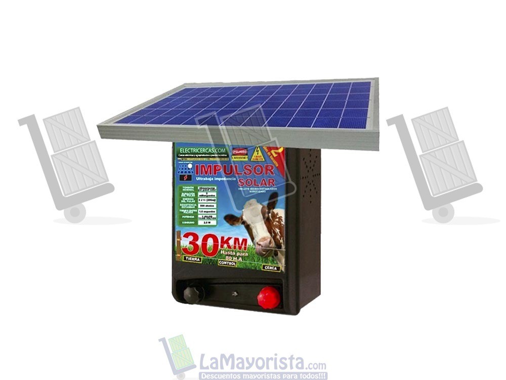 Impulsor S 30 Con Panel Solar 30 Km/80 Hectáreas