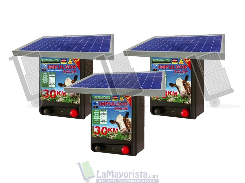 Impulsor S 30 Con Panel Solar 30 Km/80 Hectáreas