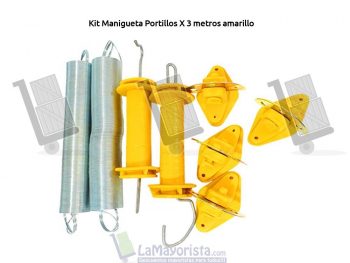 Kit manigueta portillos x 3 metros – amarillo