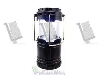 Lampara led de panel solar para camping recargable