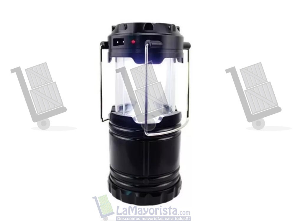 Lampara LED De Panel Solar Para Camping Recargable