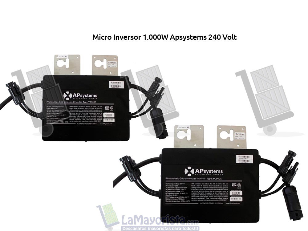 Micro Inversor 1000W Apsystems 240 Volt