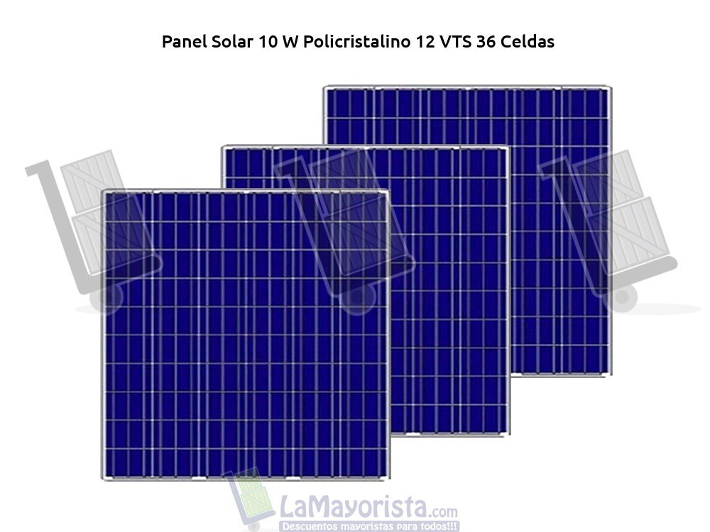Panel Solar 10 W Policristalino 12 VTS 36 Celdas