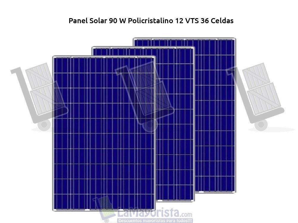 Panel Solar 90 W Policristalino 12 VTS 36 Celdas