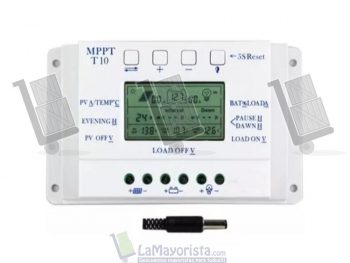 Regulador / controlador solar mppt 20 amp con amplificador microchip de potencia 12/24 volt