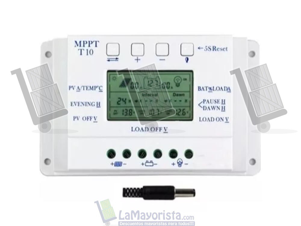 Regulador / Controlador Solar MPPT 20 Amp Con Amplificador Microchip De Potencia 12/24 Volt