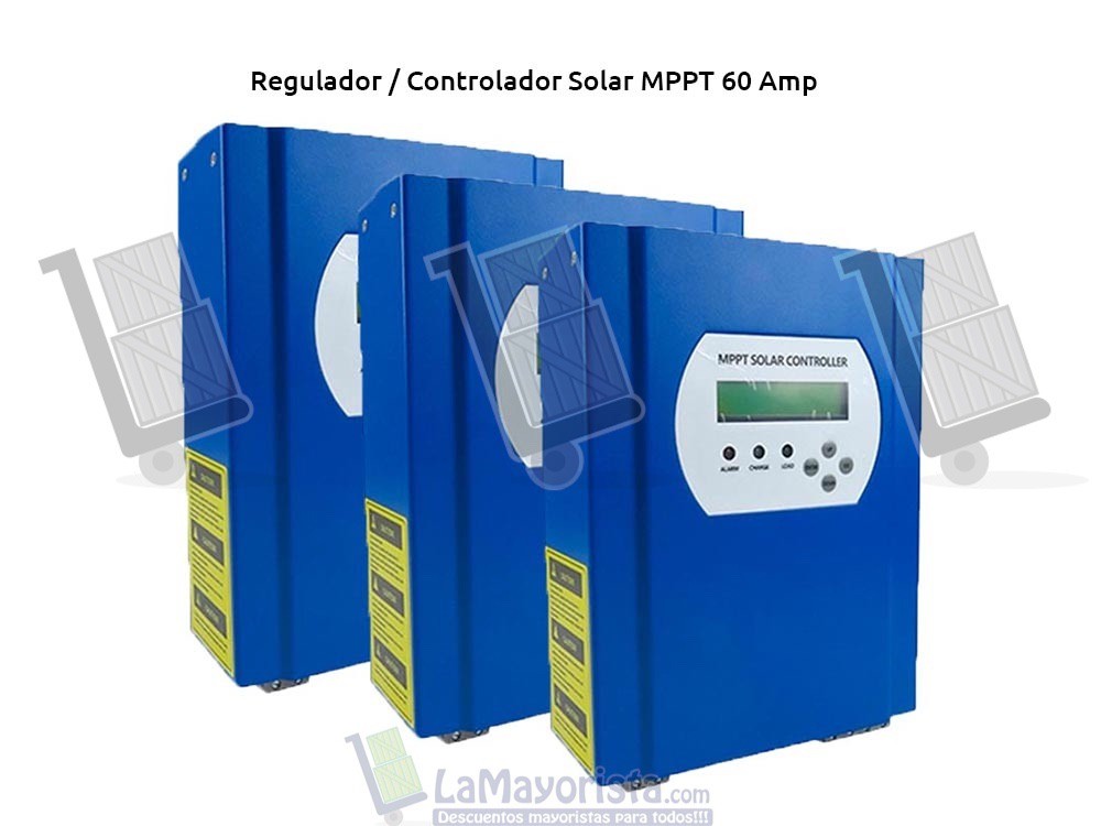 Regulador / Controlador Solar MPPT 60 Amp Con Amplificador Microchip De Potencia 12/24 Volt