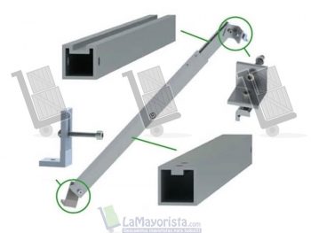 Soporte para panel solar individual
