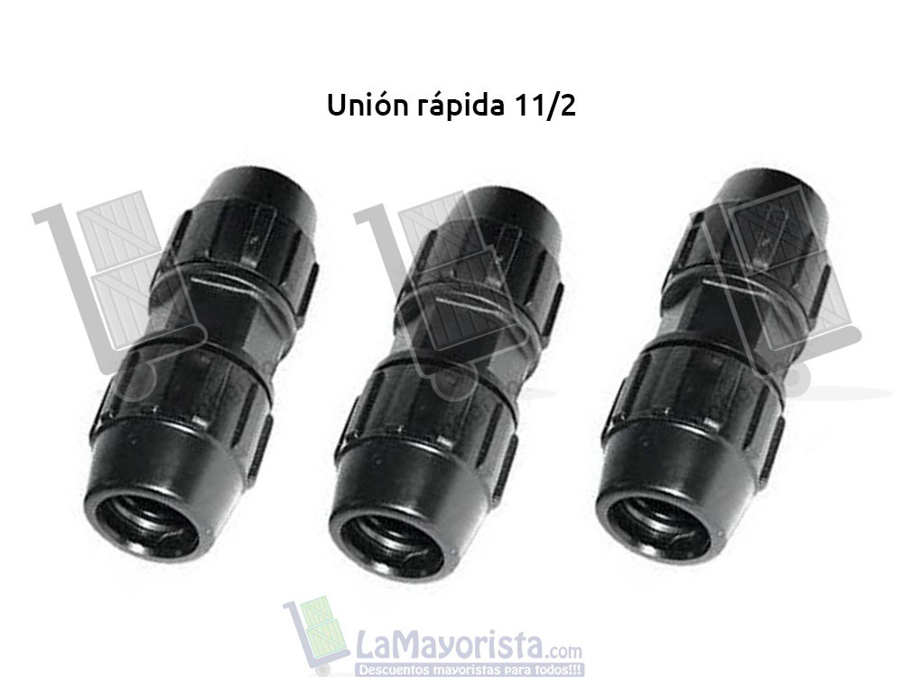 UNIÓN RÁPIDA 11/2 PULGADA
