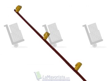 Varilla cerca móvil de 1.5 mts – con aislador