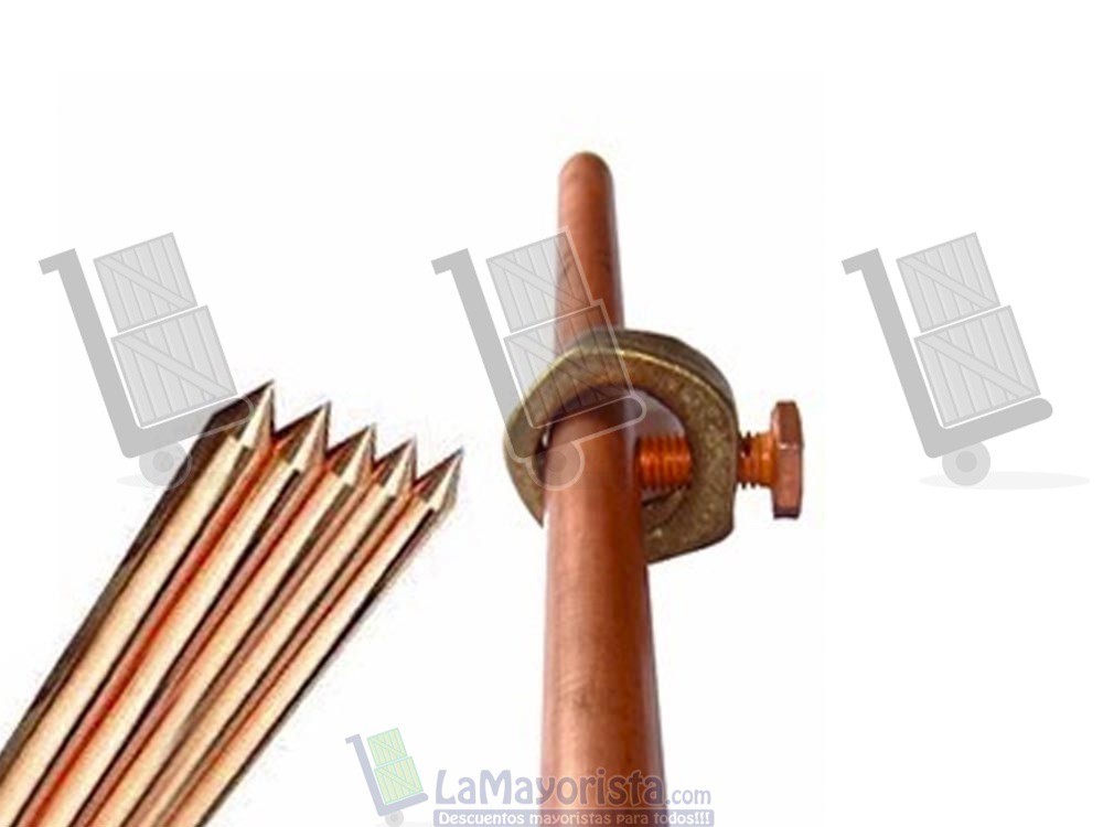 Varilla Copperweld Con Grapa – 1.5 Mts