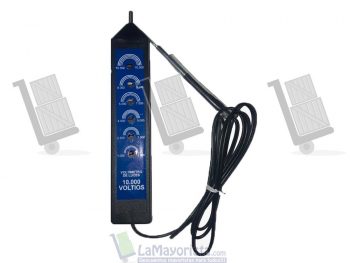 Voltimetro chequeador de corriente en cerca eléctrica
